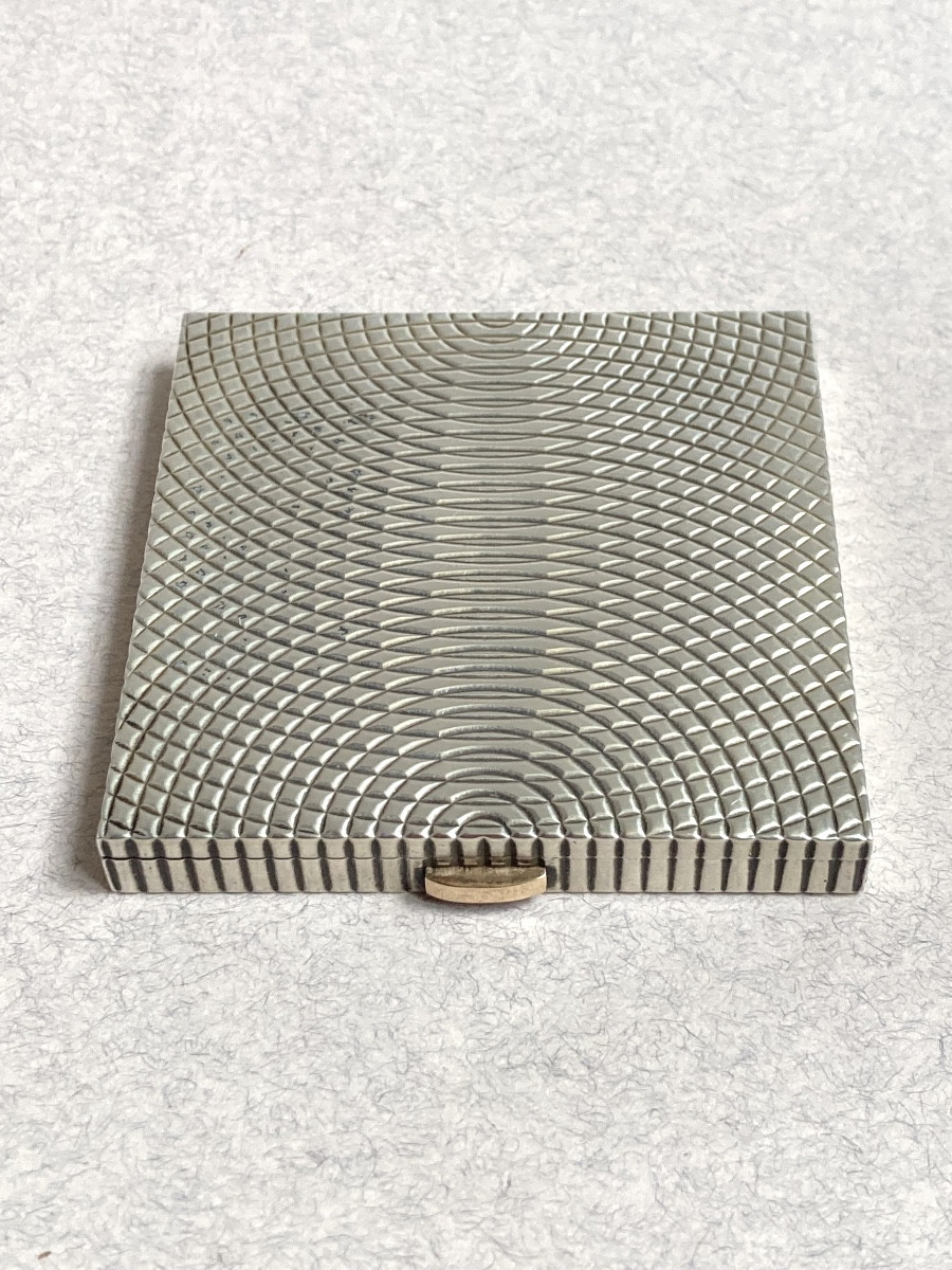 Hermès - Silver Powder Compact From The 1960s