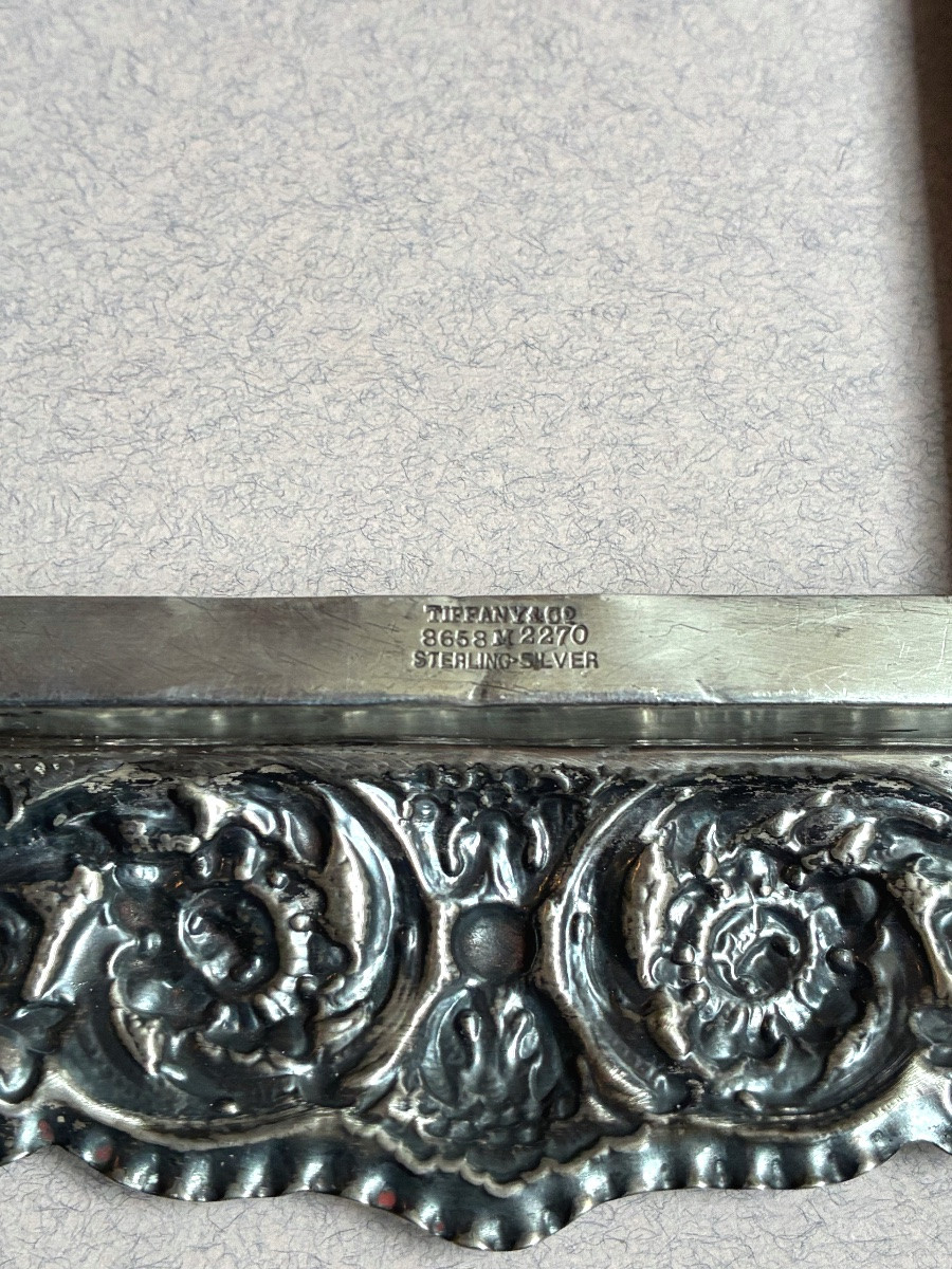Tiffany & co - cadre en argent, début XXeme-photo-4