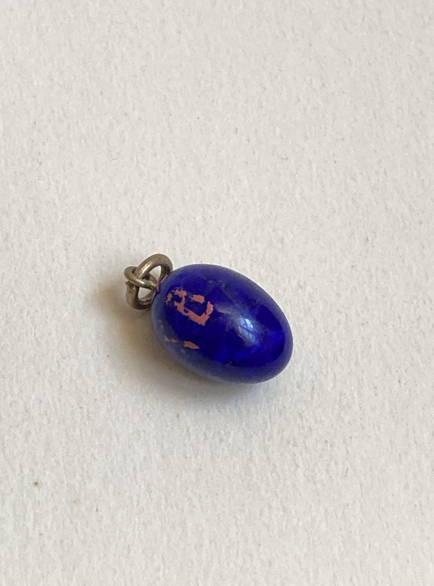 Pendentif œuf pierre baignée - Russe -photo-2