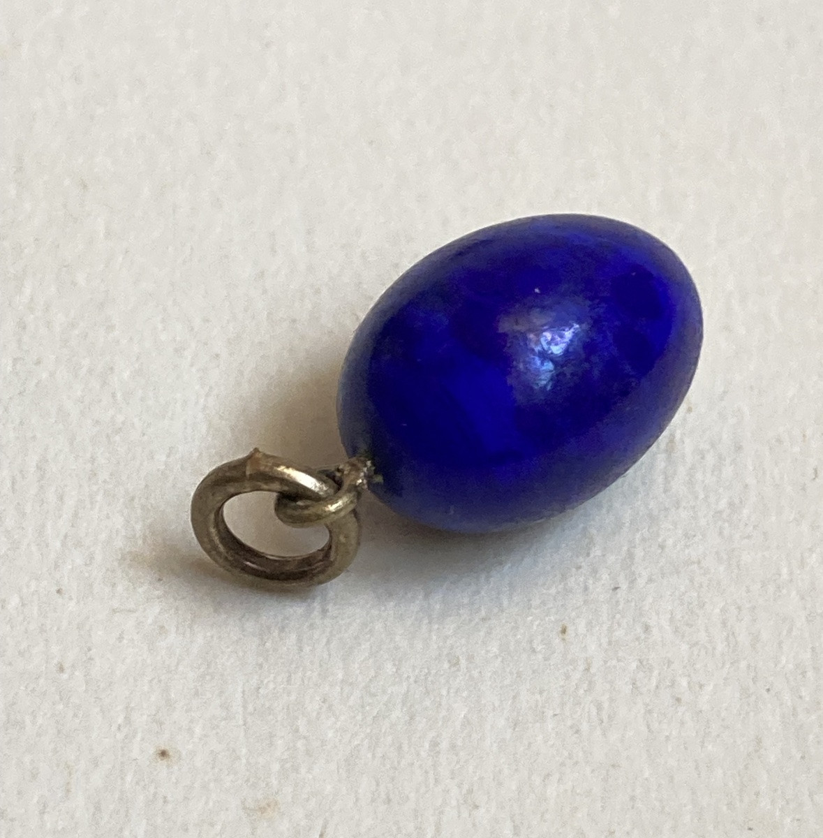 Pendentif œuf pierre baignée - Russe -photo-3