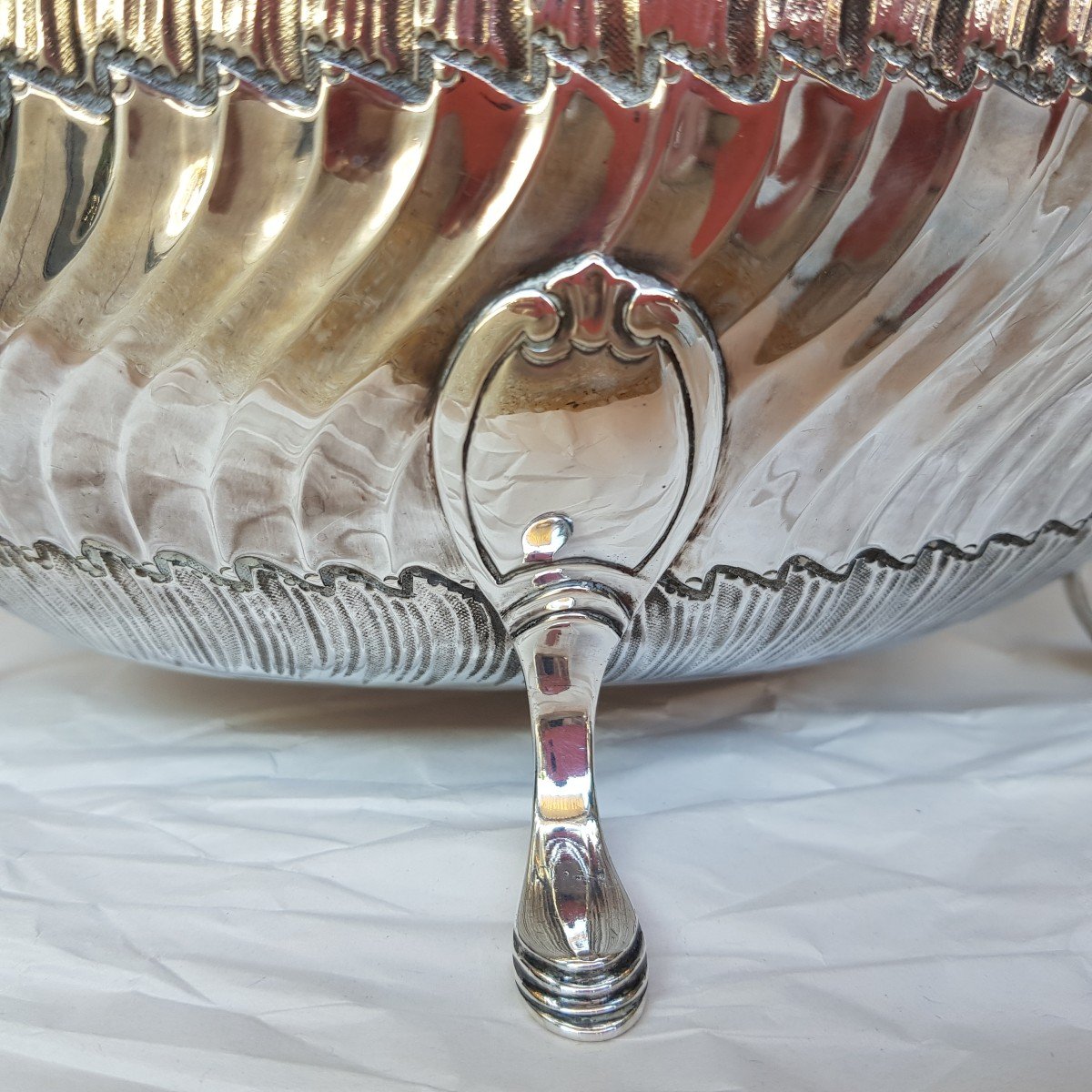 Large Silver Cup XVIIIth Century-photo-2