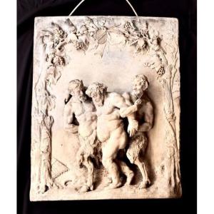 Bas Relief en terre cuite