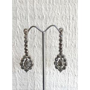 Provence - Gold, Silver And Diamond Earrings 