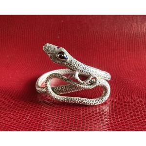 Silver Snake Bracelet