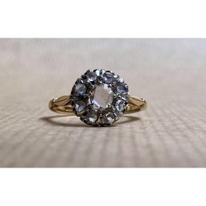 Bague en or et diamants XIXeme 