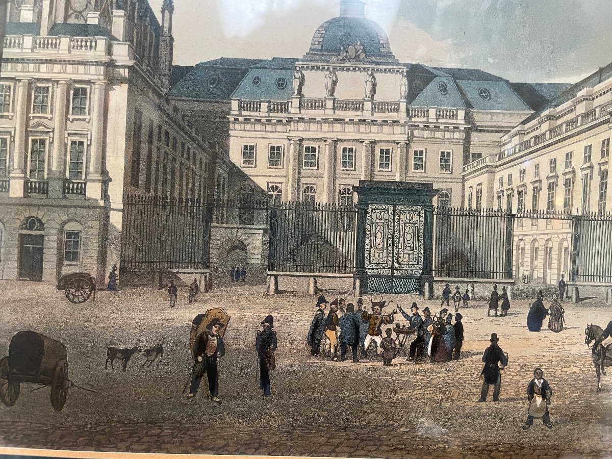 Ensemble De Gravures Sur Paris Encadrées  XIXème-photo-5