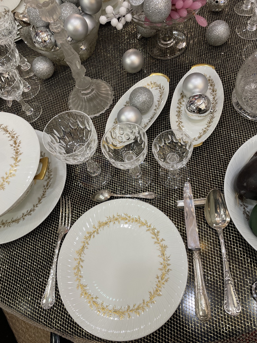 Part Of A Limoges Porcelain Service -photo-5