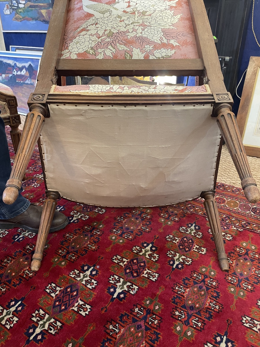 4 Louis XVI Style Armchairs-photo-4