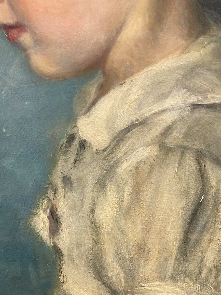 Portrait de jeune fille par Arlette Ryan -photo-4