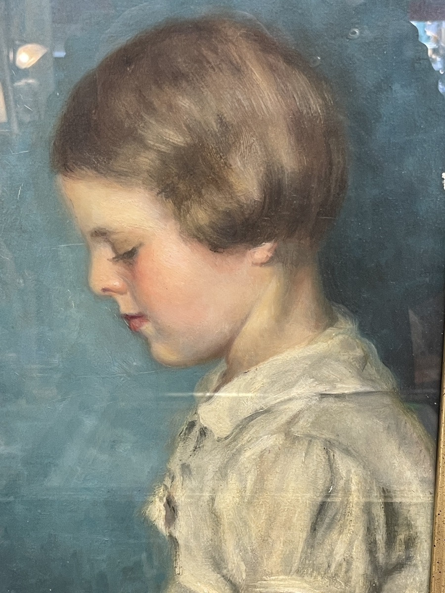 Portrait de jeune fille par Arlette Ryan -photo-2