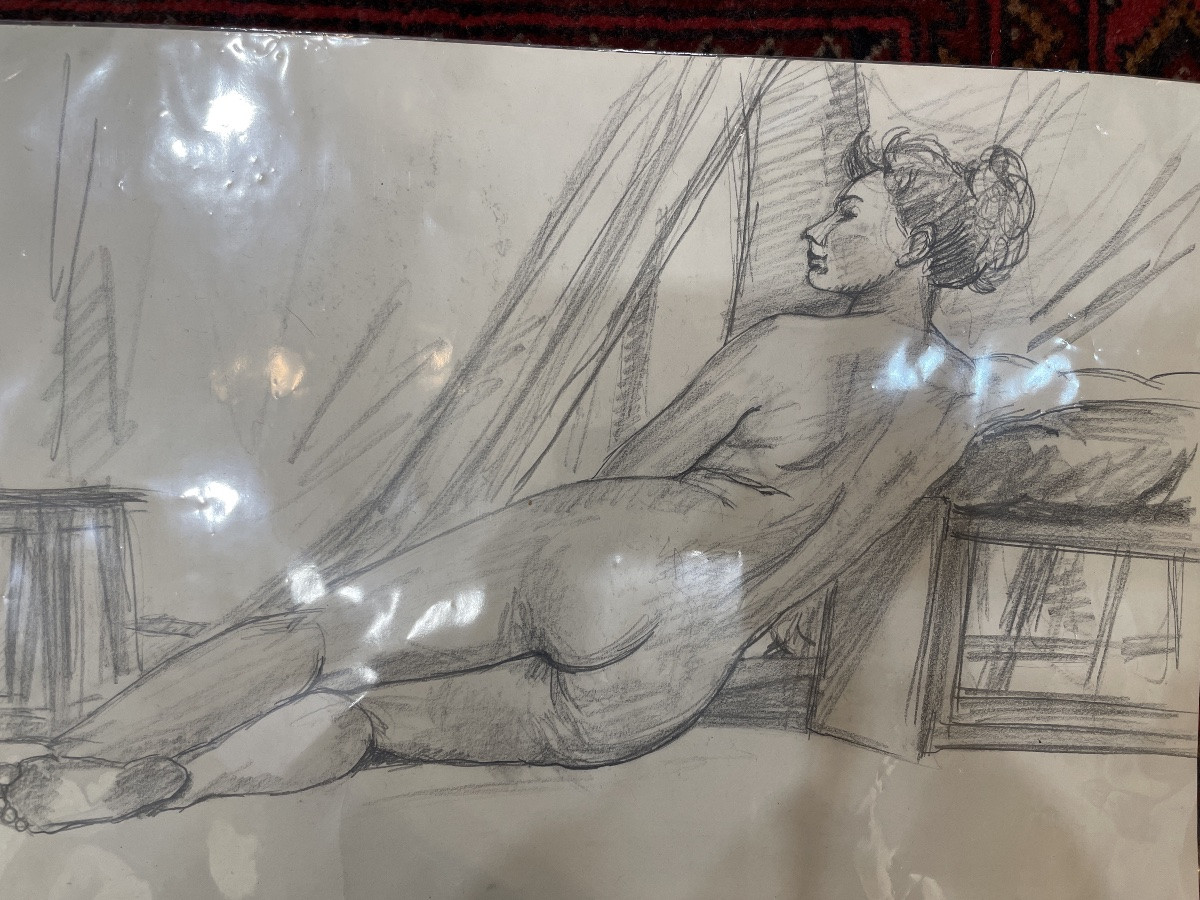 Set Of 5 Nude Drawings #2-photo-4