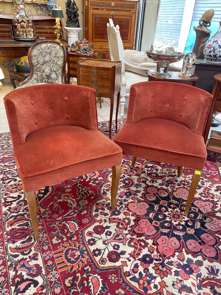Pair Of Cocktail Armchairs