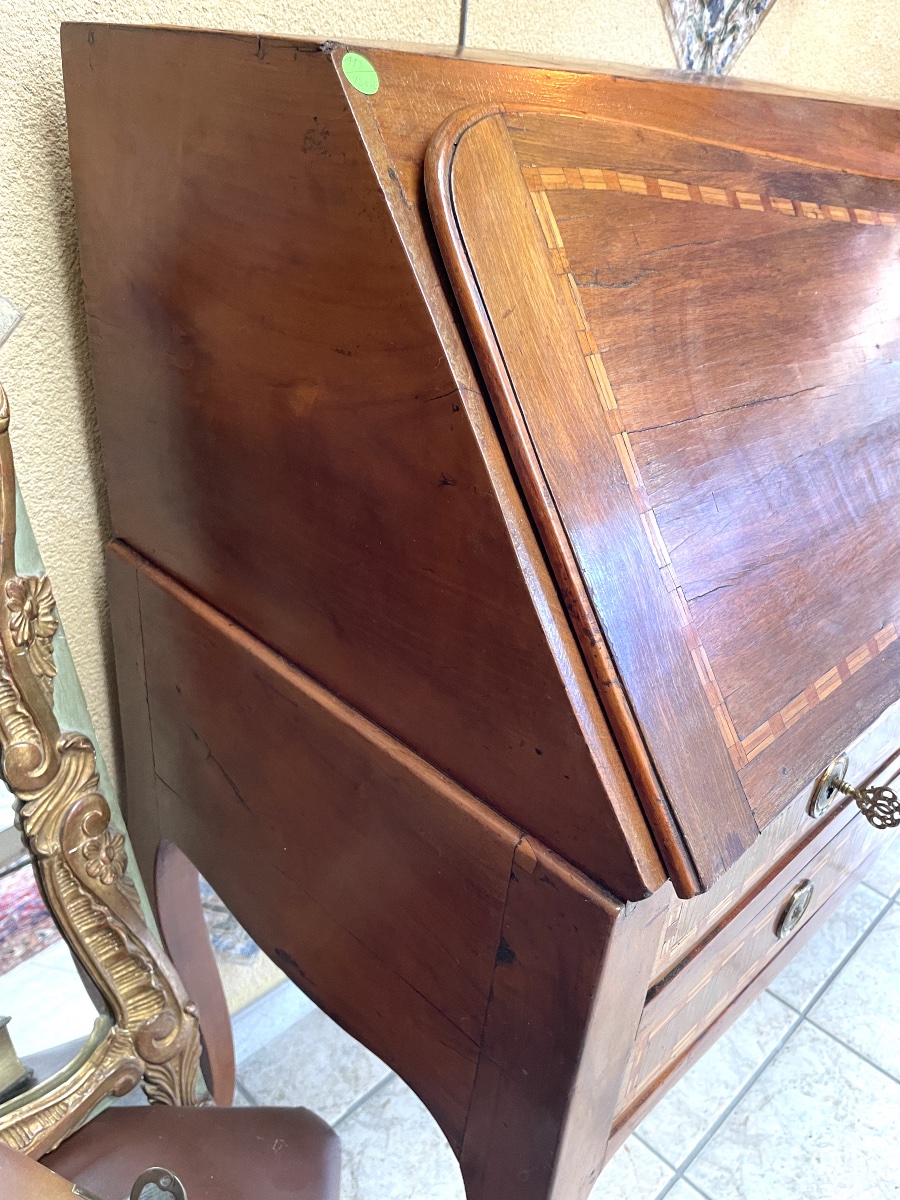 Bureau De Pente Epoque Louis XV-photo-3