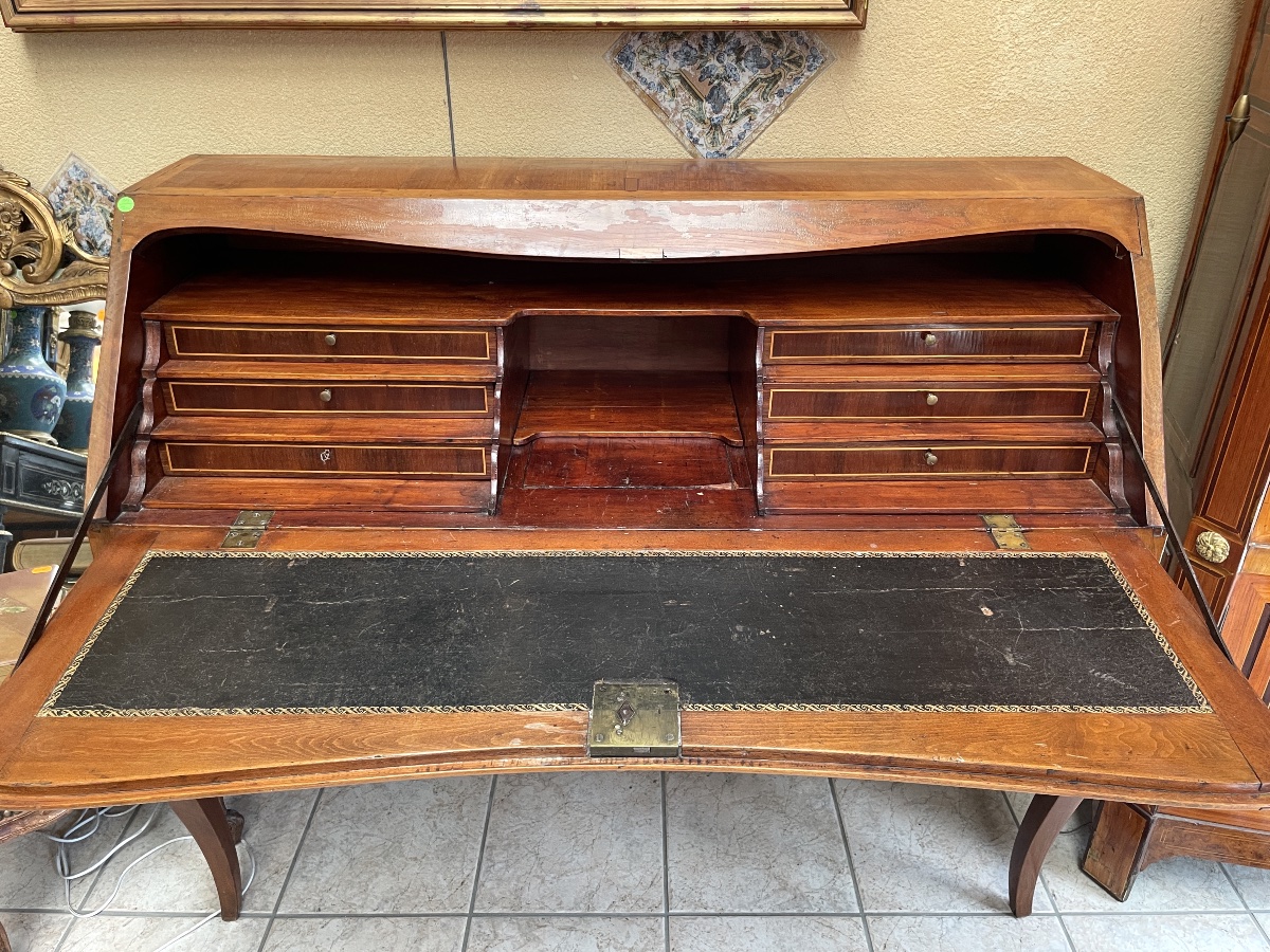 Bureau De Pente Epoque Louis XV-photo-1