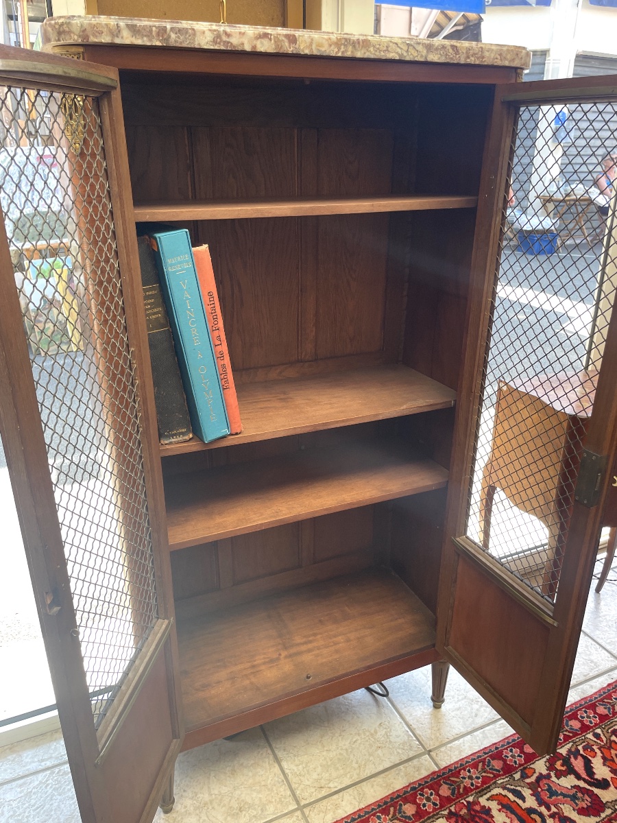 Napoleon III Marquetry Bookcase-photo-1