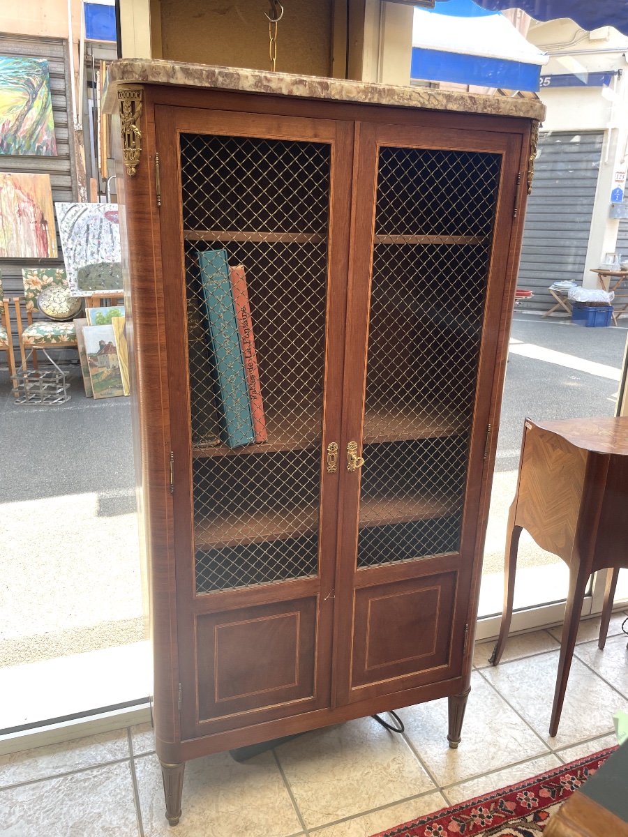 Napoleon III Marquetry Bookcase