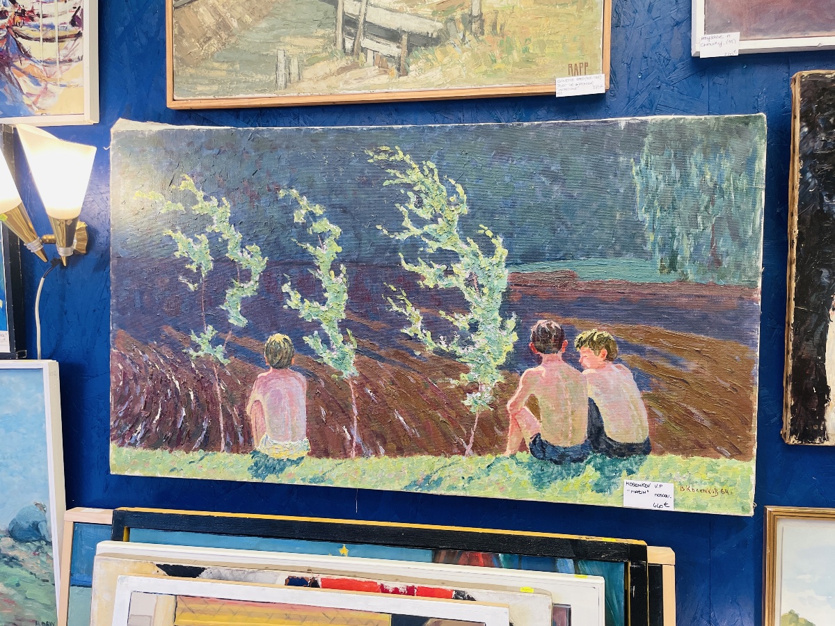 Russian Oil On Canvas, “morning”