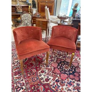 Paire de fauteuils cocktail 