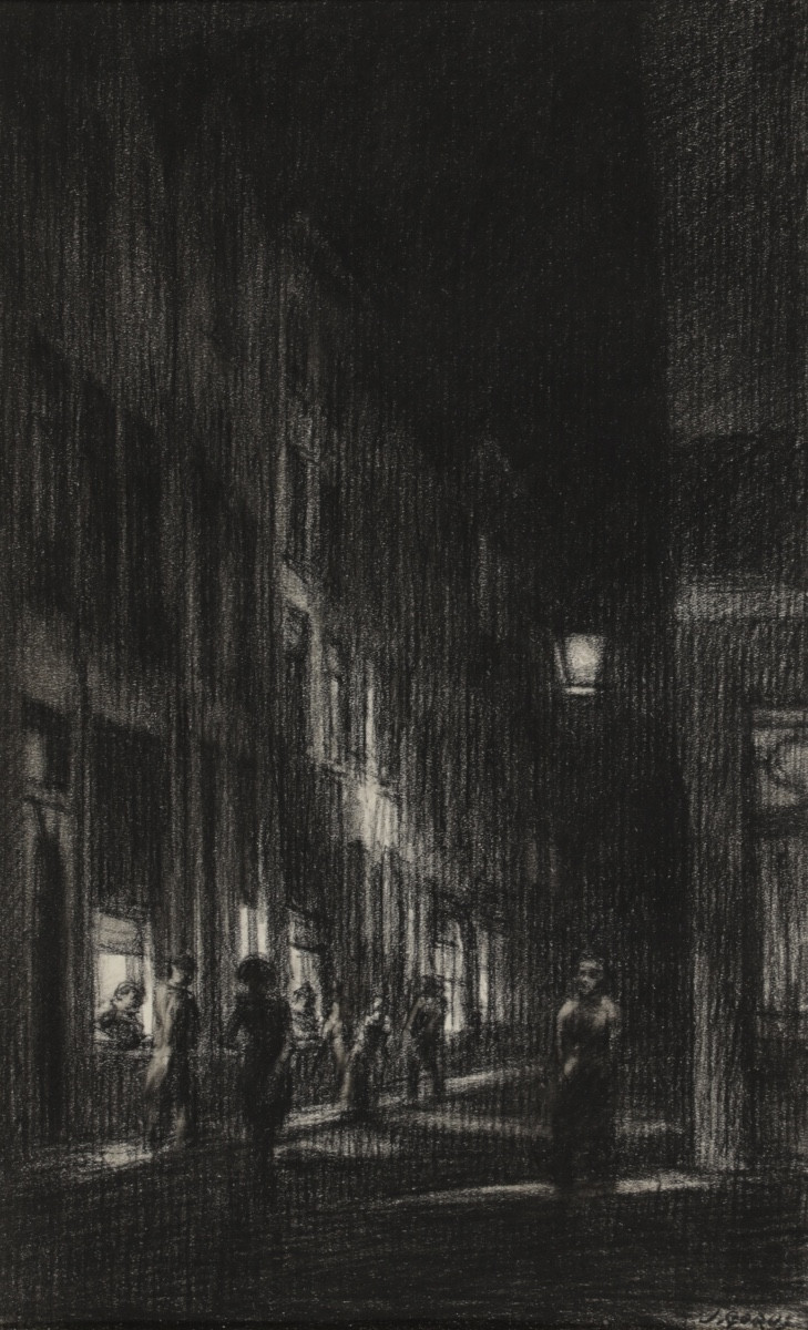 Jaak Gorus (1901-1981). Red Light District Antwerp