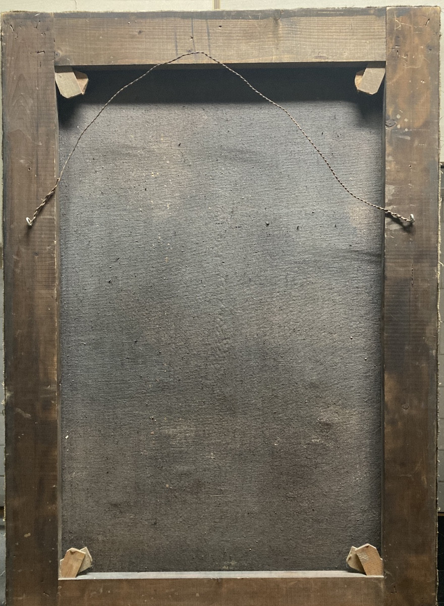 École Américaine  Nature morte en trompe l'œil-photo-1