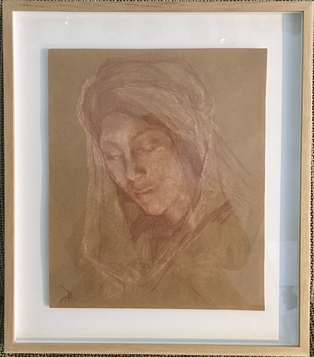 Jules Van Biesbroeck (1873-1965), In Front Of The Fire-photo-2