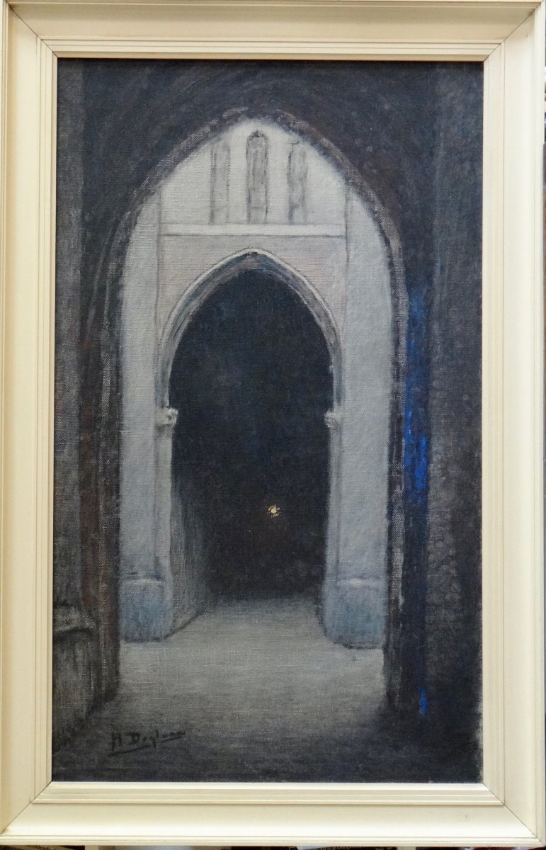 Henri Deglume (1865-1940), The Entrance Of The Convent