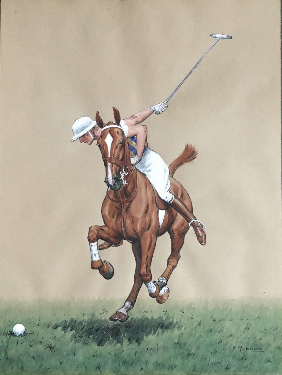 F. Reboux  20th Century, Polo Player
