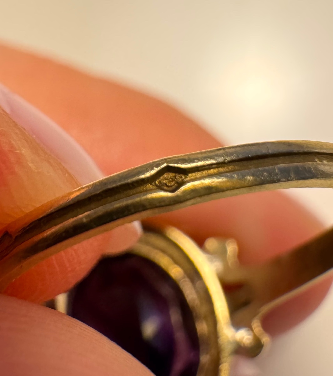Antique Ring In The Napoleon III Style, Late 19th Century, Charles Perroud, 18-karat Yellow Gold-photo-4