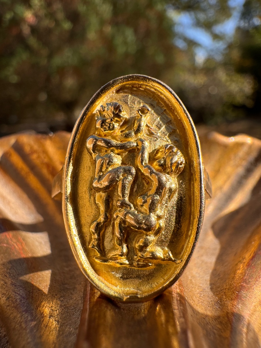 Ring By Nino D’antonio Germano, 18-karat Yellow Gold, 20th Century 