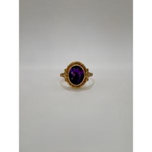 Antique Ring In The Napoleon III Style, Late 19th Century, Charles Perroud, 18-karat Yellow Gold