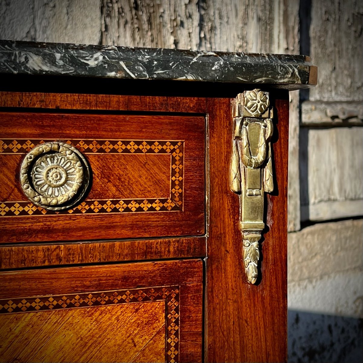 Louis XVI Style Inlaid Secretaire-photo-3