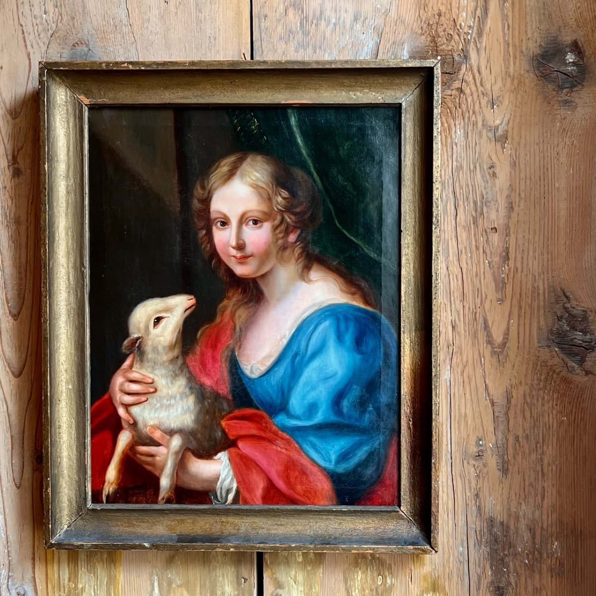 Agnès - Portrait Oil On Canvas XVIII