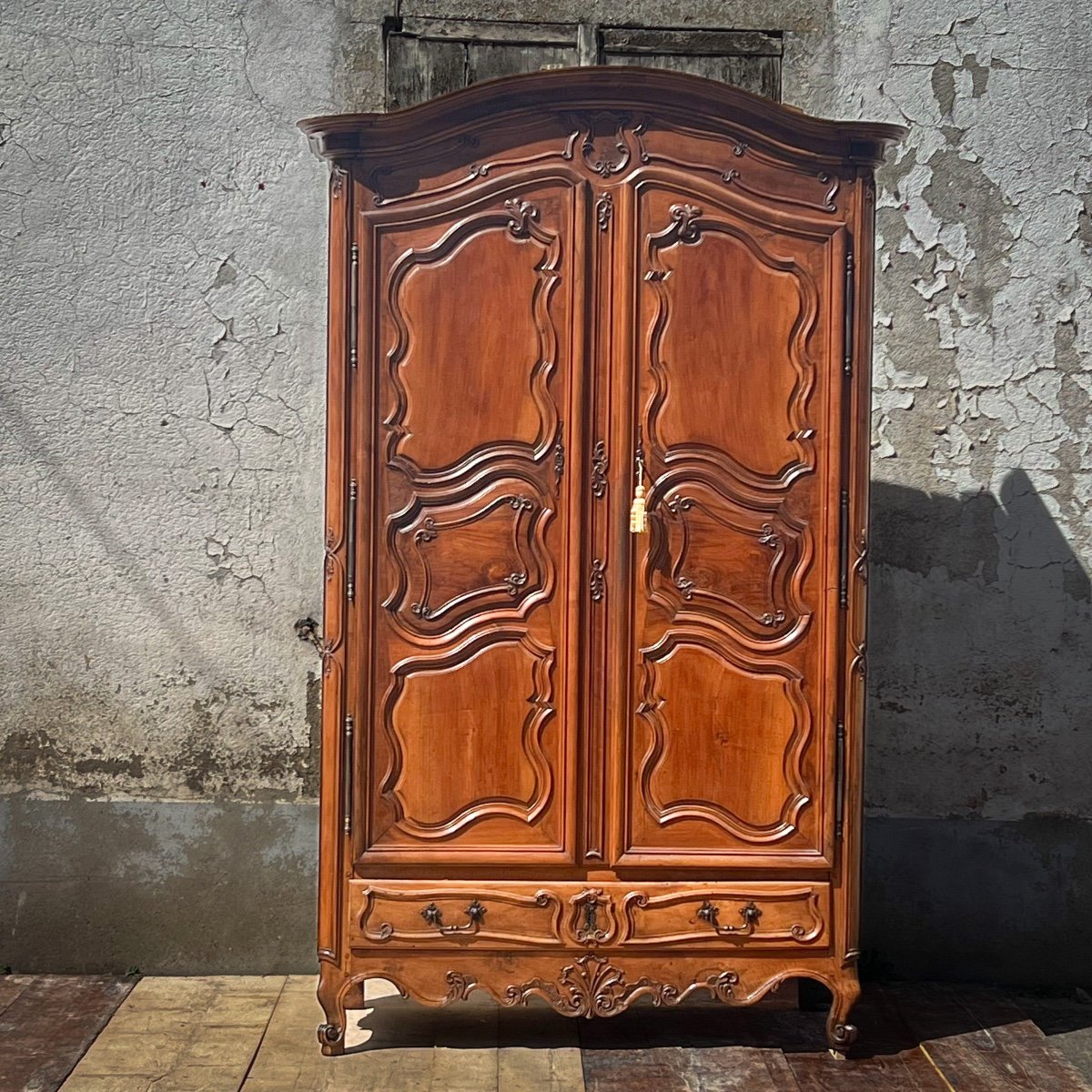 Walnut Wardrobe 18th Provence Rhône Valley 