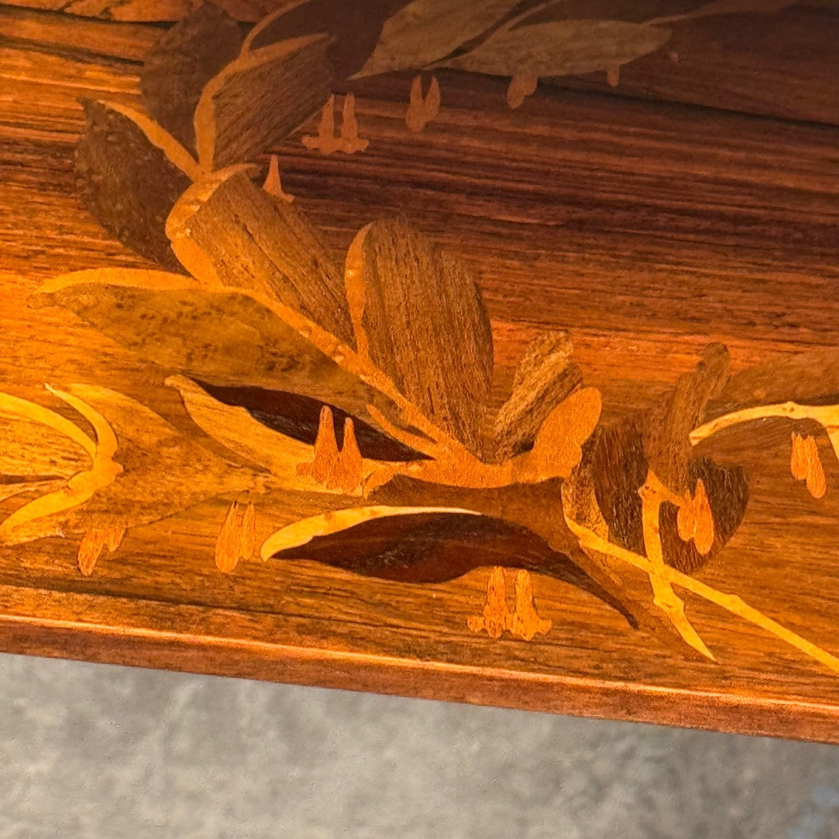 émile Gallé Marquetry Nesting Tables -photo-4
