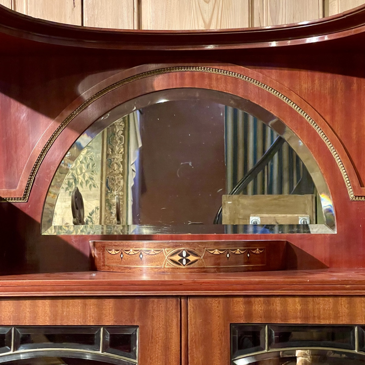 Bibliothèque Cabinet D’inspiration Biedermeier XIX ème -photo-5