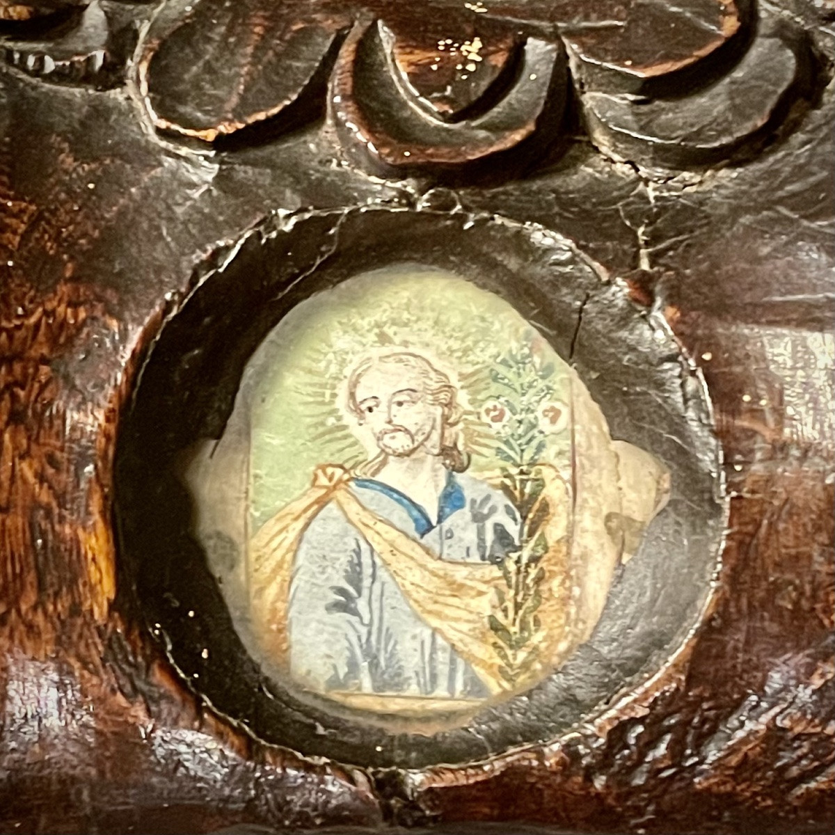 Reliquaire 4 Têtes D’anges Ste Colette St Janvier St Romuald St Gervais -photo-6