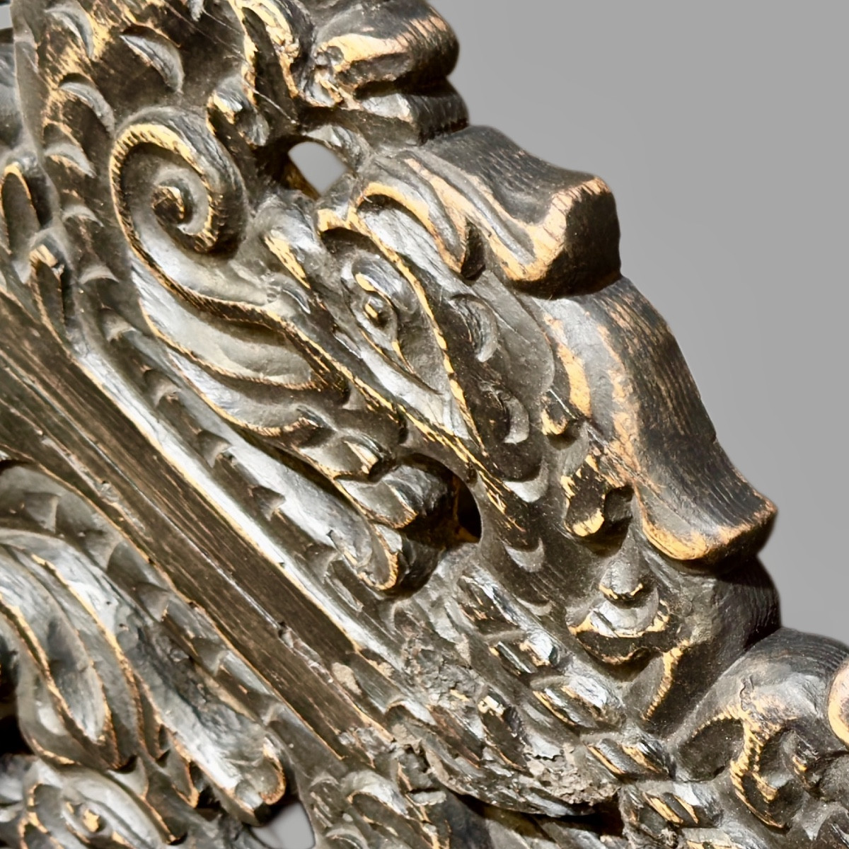 Ceremonial Table, Marble Top, 17th Century Italy, Carved Base -photo-4