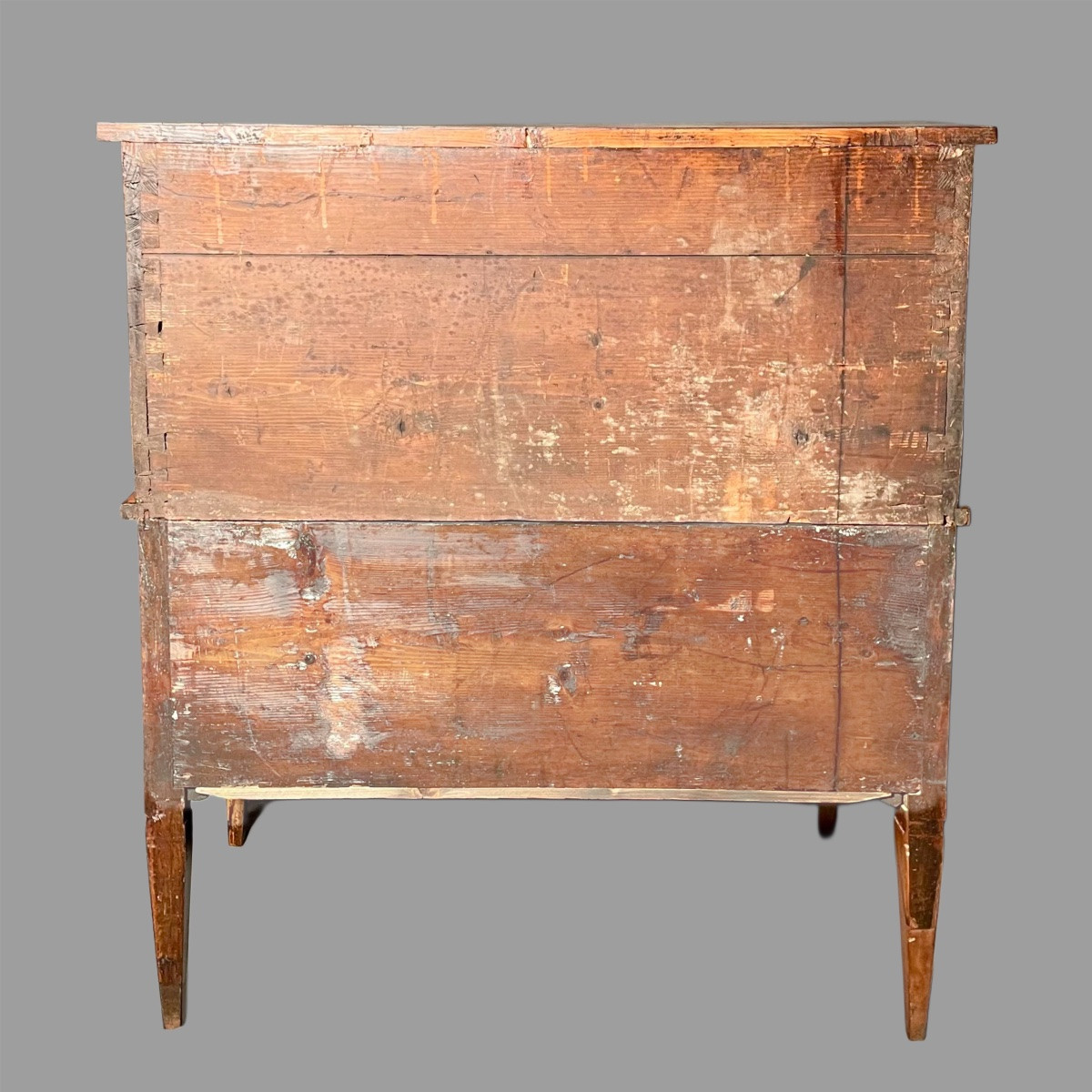 18th Century Marquetry Cylinder Secretary Desk -photo-2