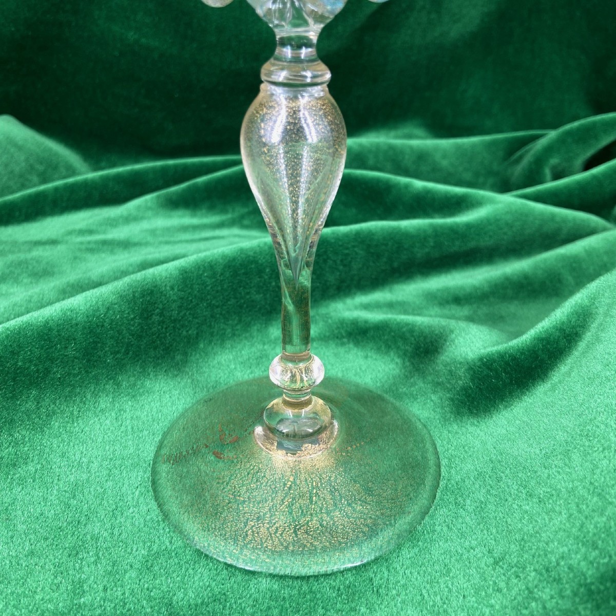 Calice en verre de Murano forme cygne des ateliers SALVIATI de Venise époque 19ème-photo-4