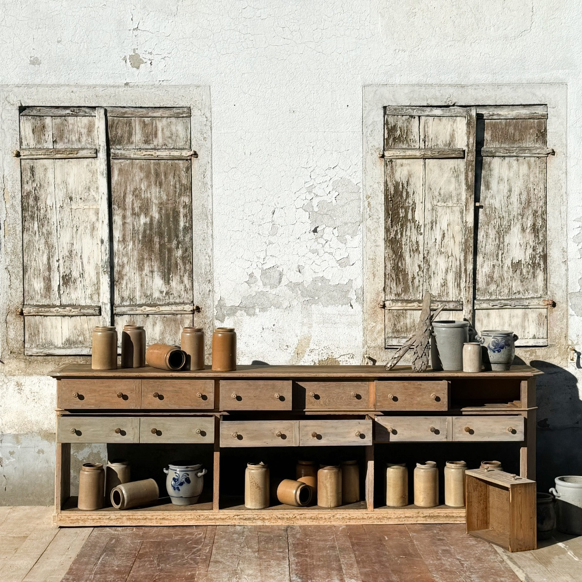 Grand comptoir de magasin meuble de métier -photo-2