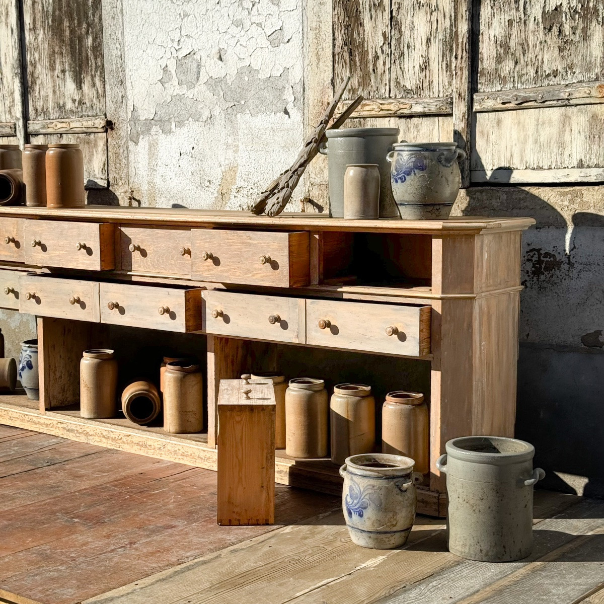 Grand comptoir de magasin meuble de métier -photo-3