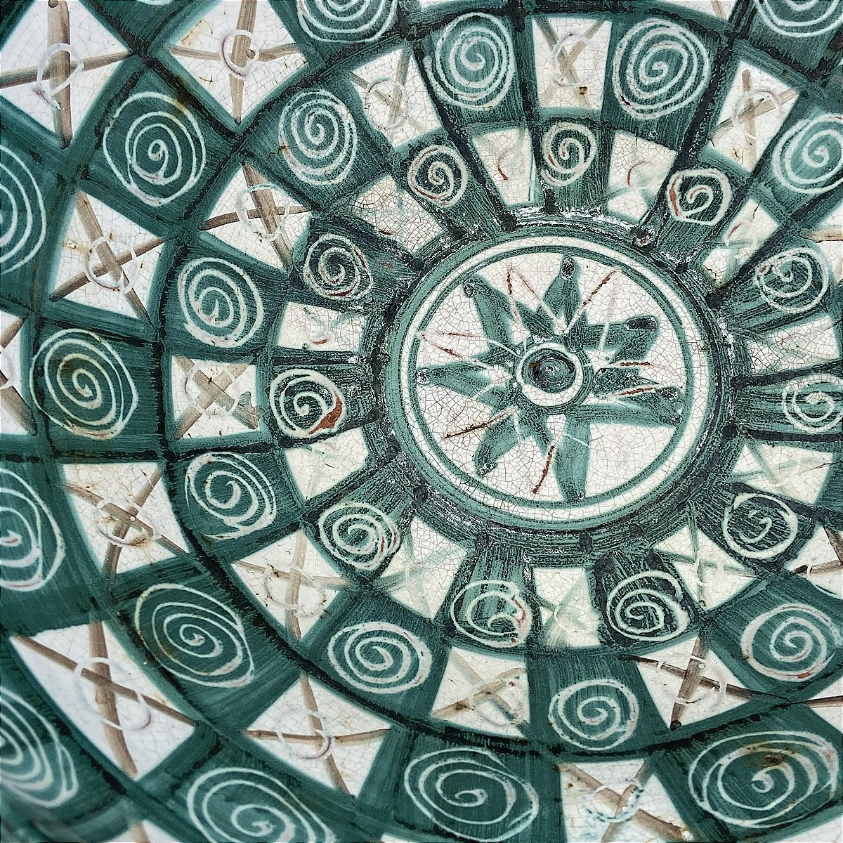 Grande coupe en céramique de Vallauris signé R.Picault ( Robert Picault 1919-2000)-photo-2