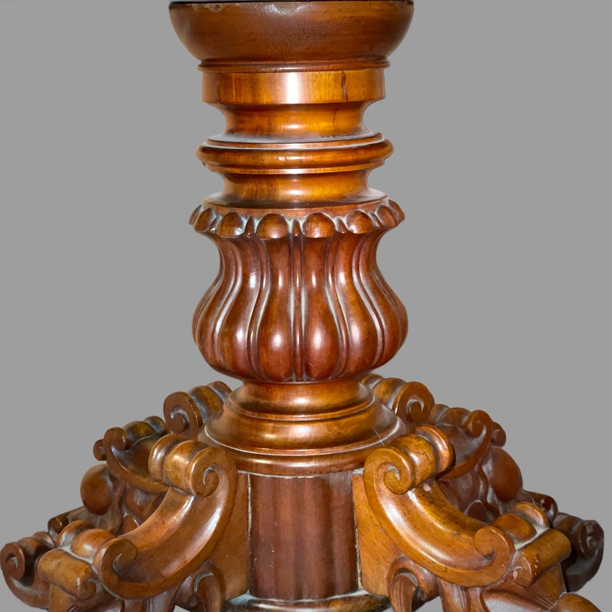 Guéridon  Marqueté De Fleurs XIX ieme  Napoléon III-photo-2