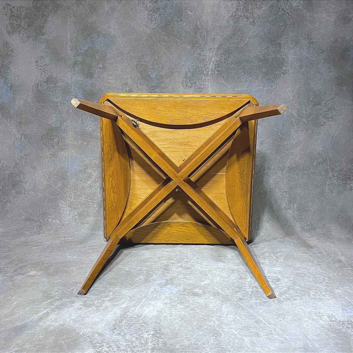 Marcel Gascoin "marguerite" Table And Chairs Set.-photo-3