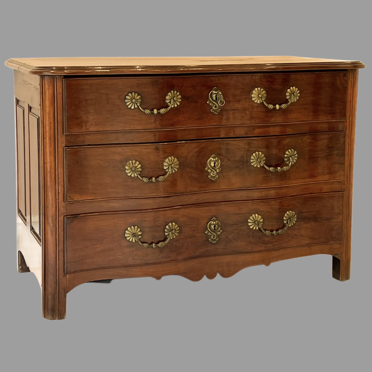 18th Century Louis XIV Crossbow Chest Of Drawers