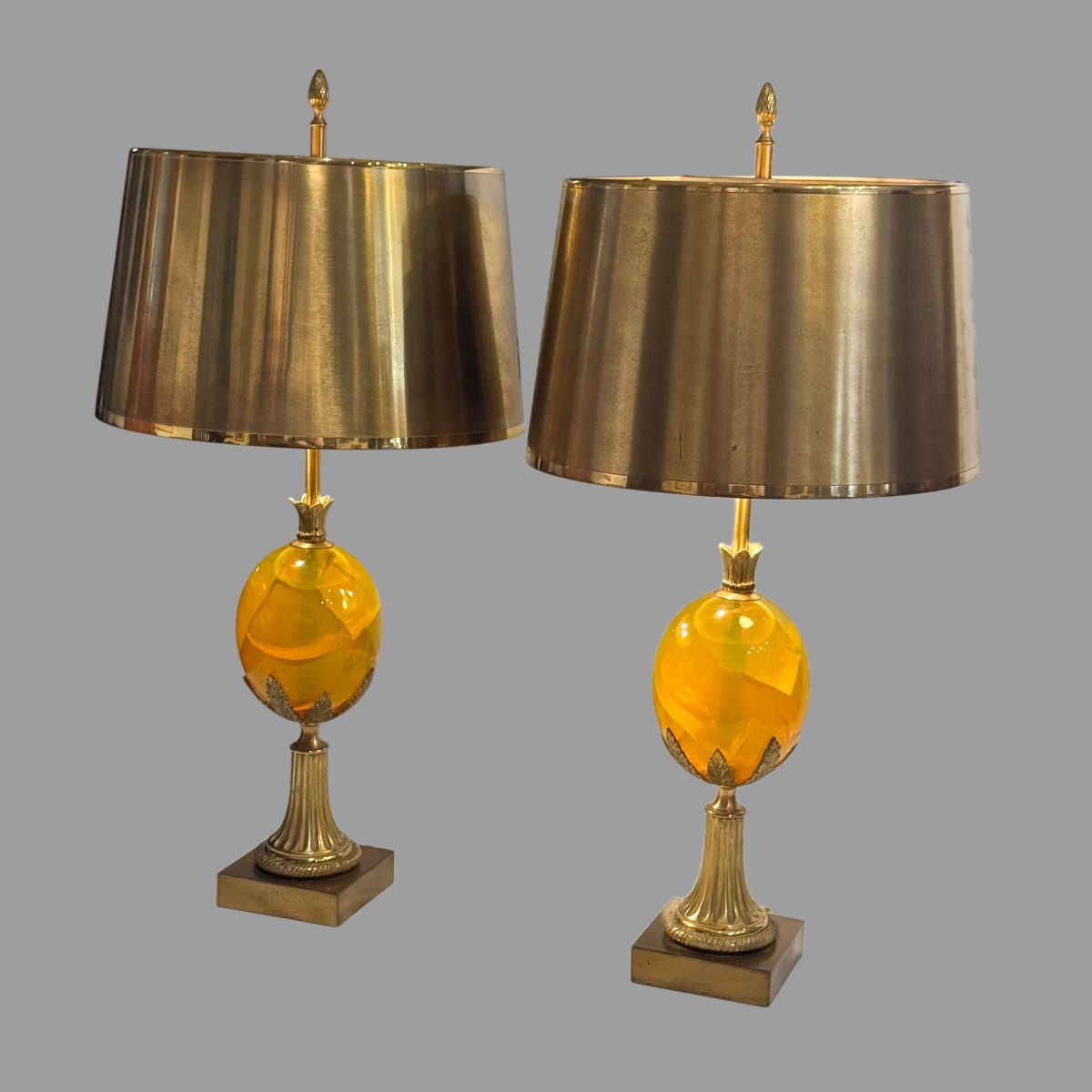 Paire de lampes de la Maison Charles -photo-2