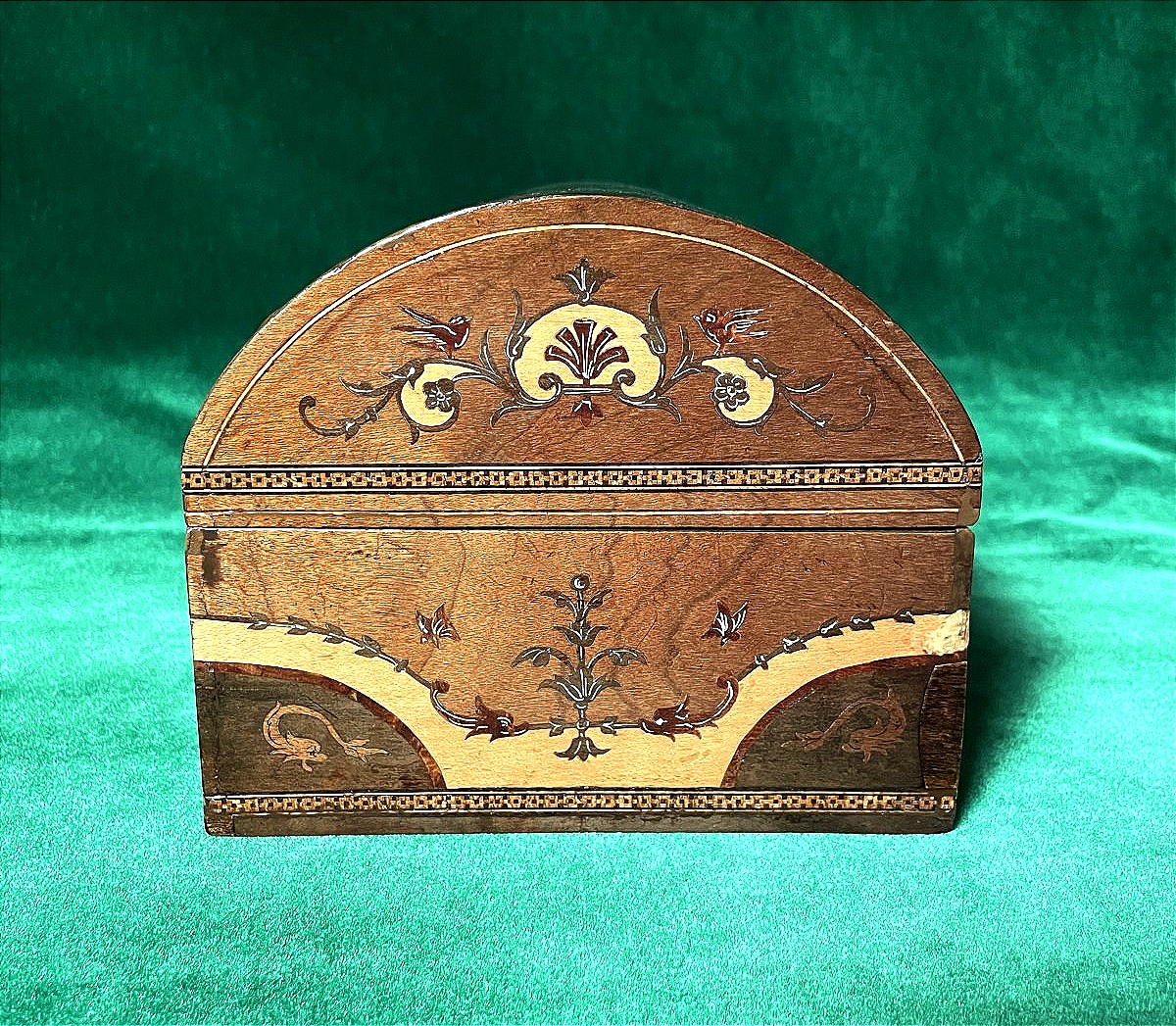 Small, Domed Box, 19th Century, Sorrento, Italy-photo-3