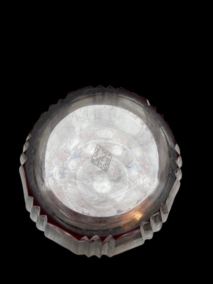 Art Deco-era Crystal Vase From Maison St Louis-photo-1