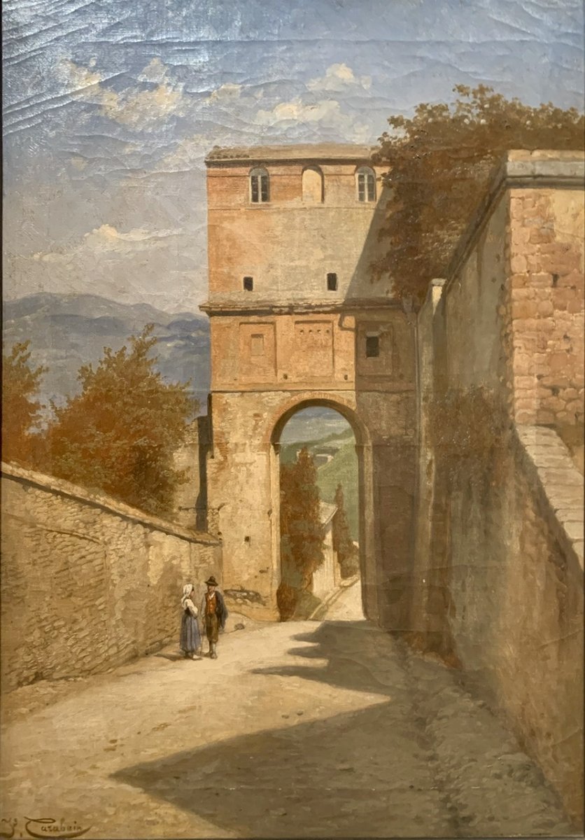 Perouse ou Perugia Par Jacques Carabain (1834-1933)