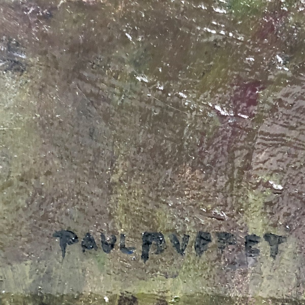 Paysage Impressionniste signé Paul Buffet (1864-1941)-photo-3